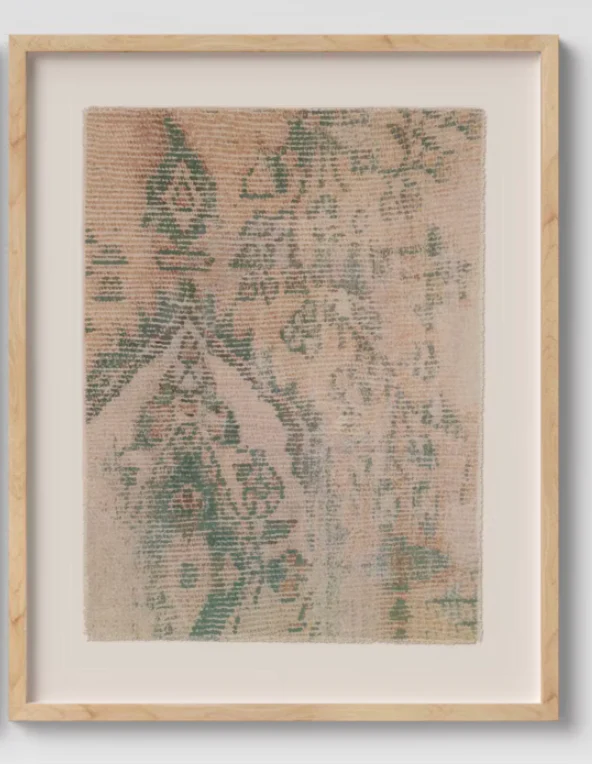 24" x 30" Textured Fabric Framed Wall Art - Threshold™ SHOWROOM ITEM