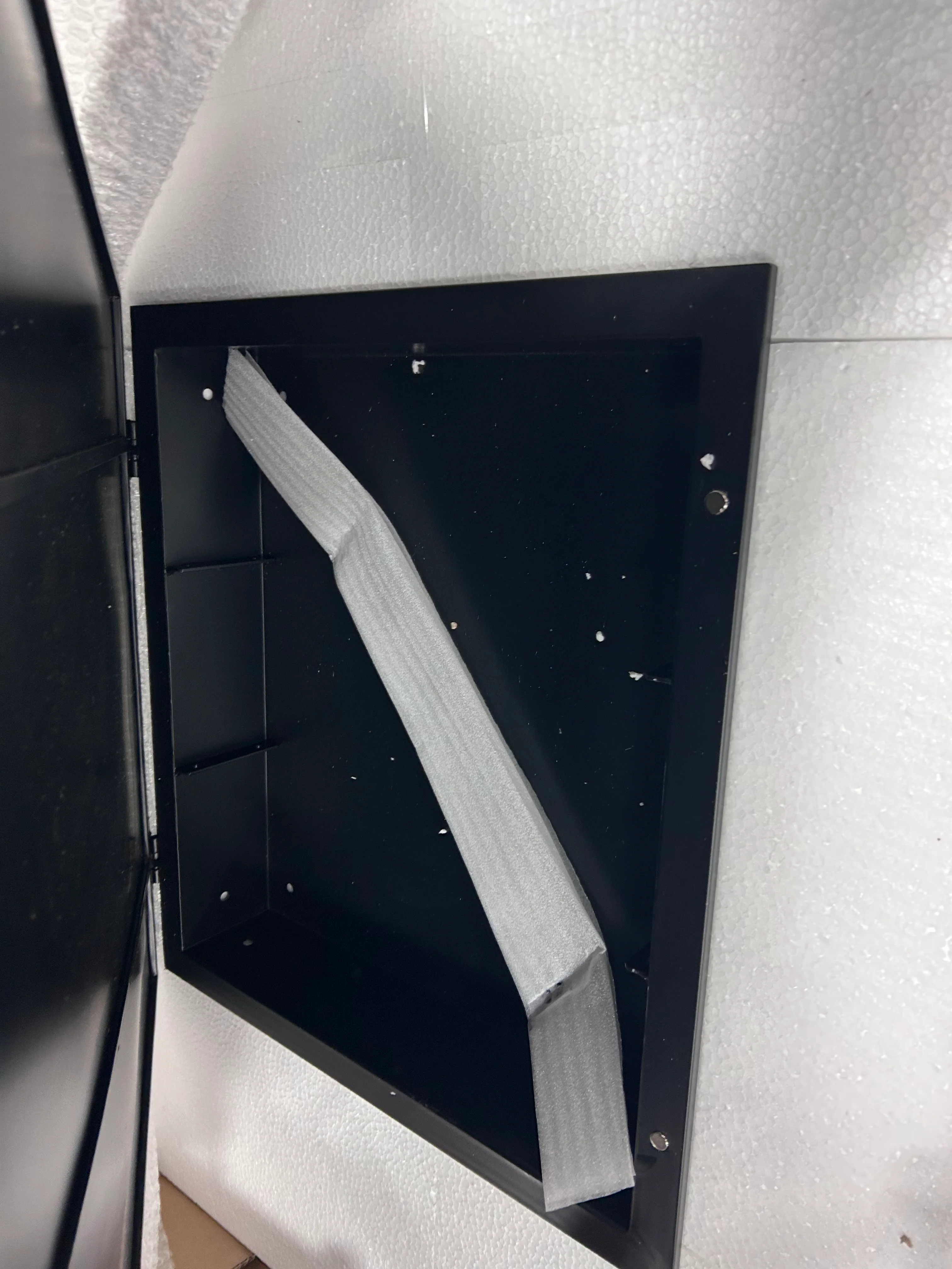 Black Bathroom Medicine Cabinet with Mirror - Image 7