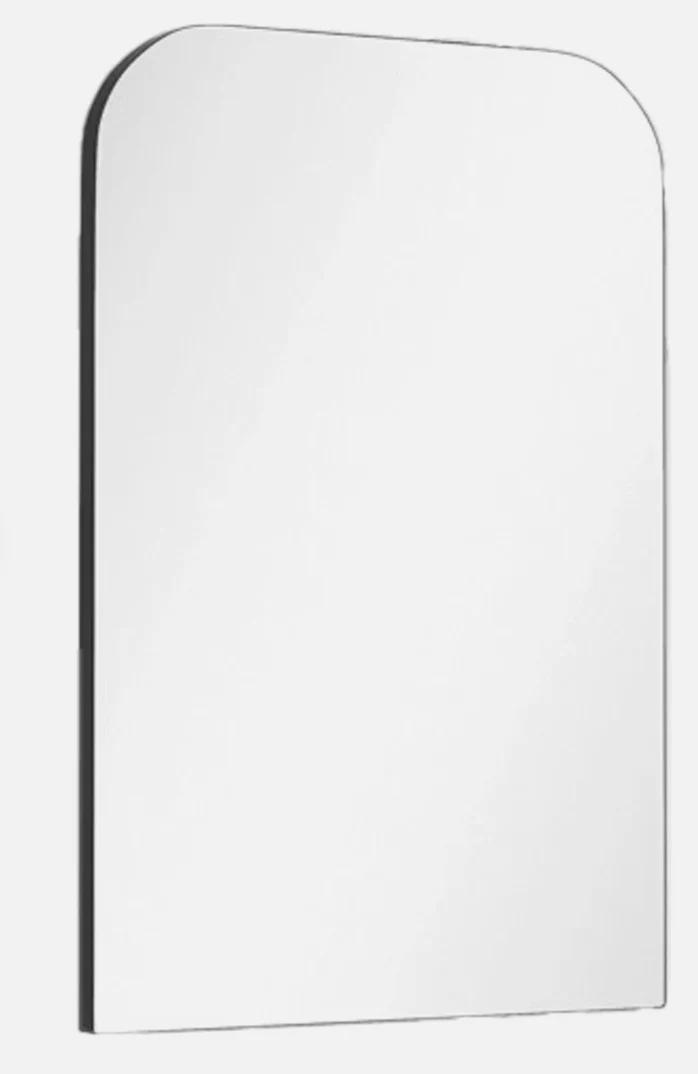 24" x 36" Infinity Mantle Mirror Black- Threshold™: Rust-Resistant, Wall Mount SHOWROOM ITEM