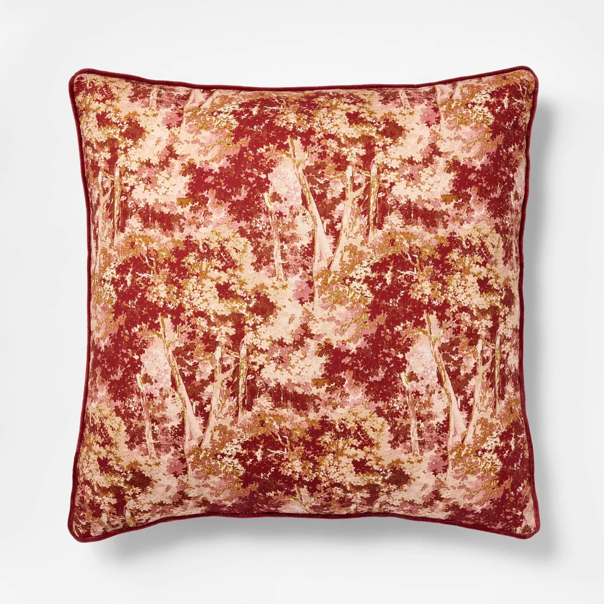 24"x24" Abstract Tree Printed Throw Pillow with Gusset - Threshold™-SHOWROOM ITEM