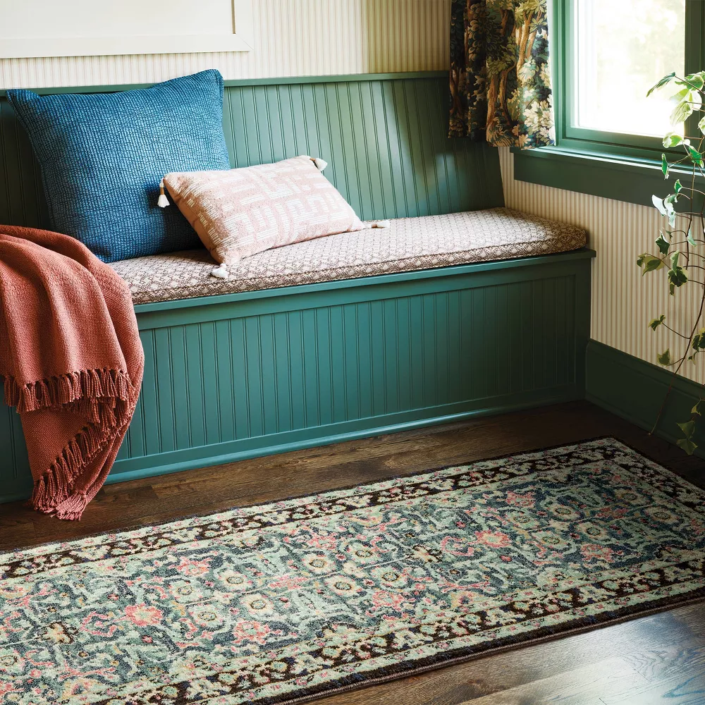Floral Persian Runner Rug 2'4"x7' - Image 4