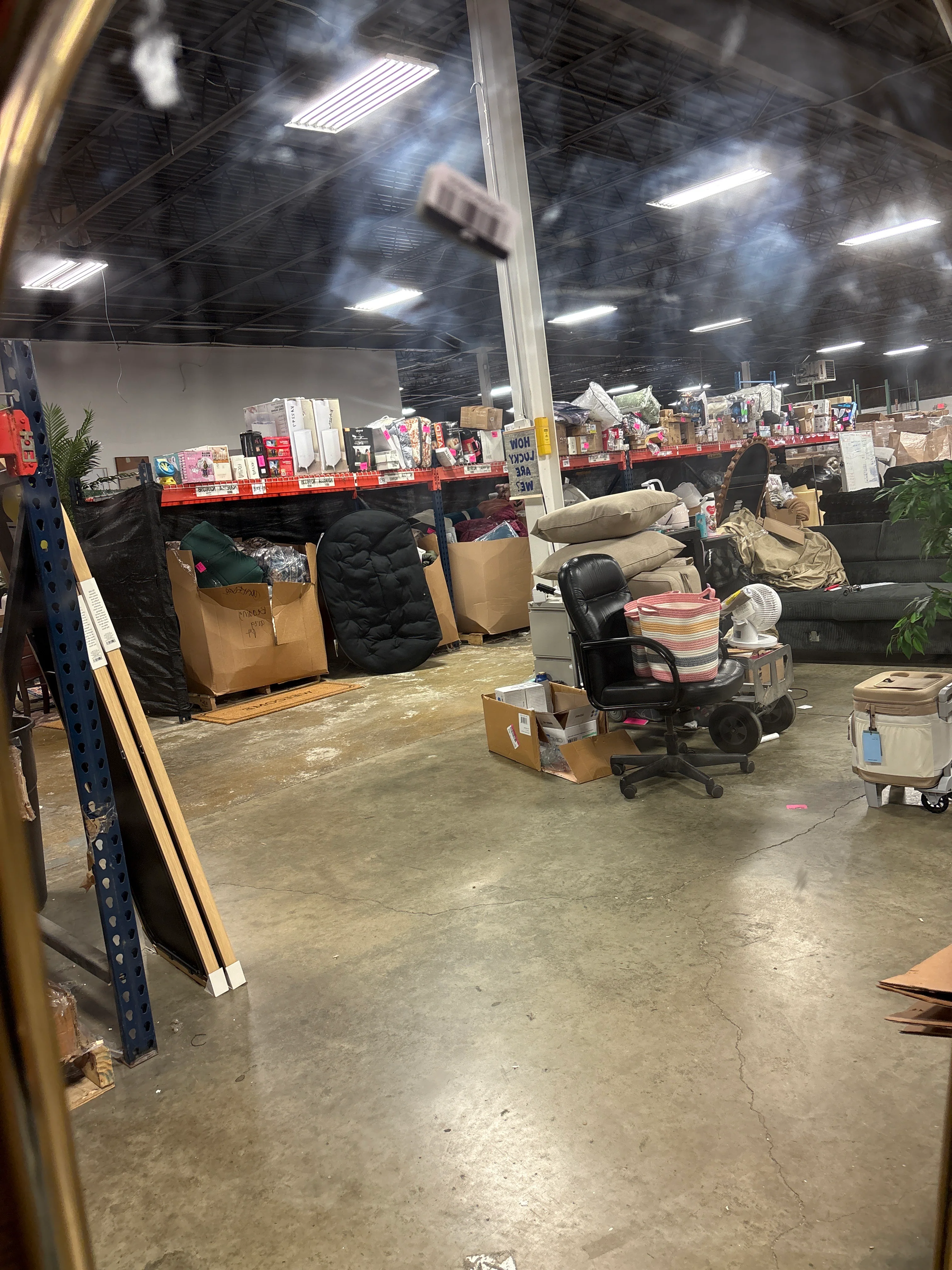 25"x65" Metal Tube Floor Mirror Gold - Threshold™ SHOWROOM ITEM - Image 3