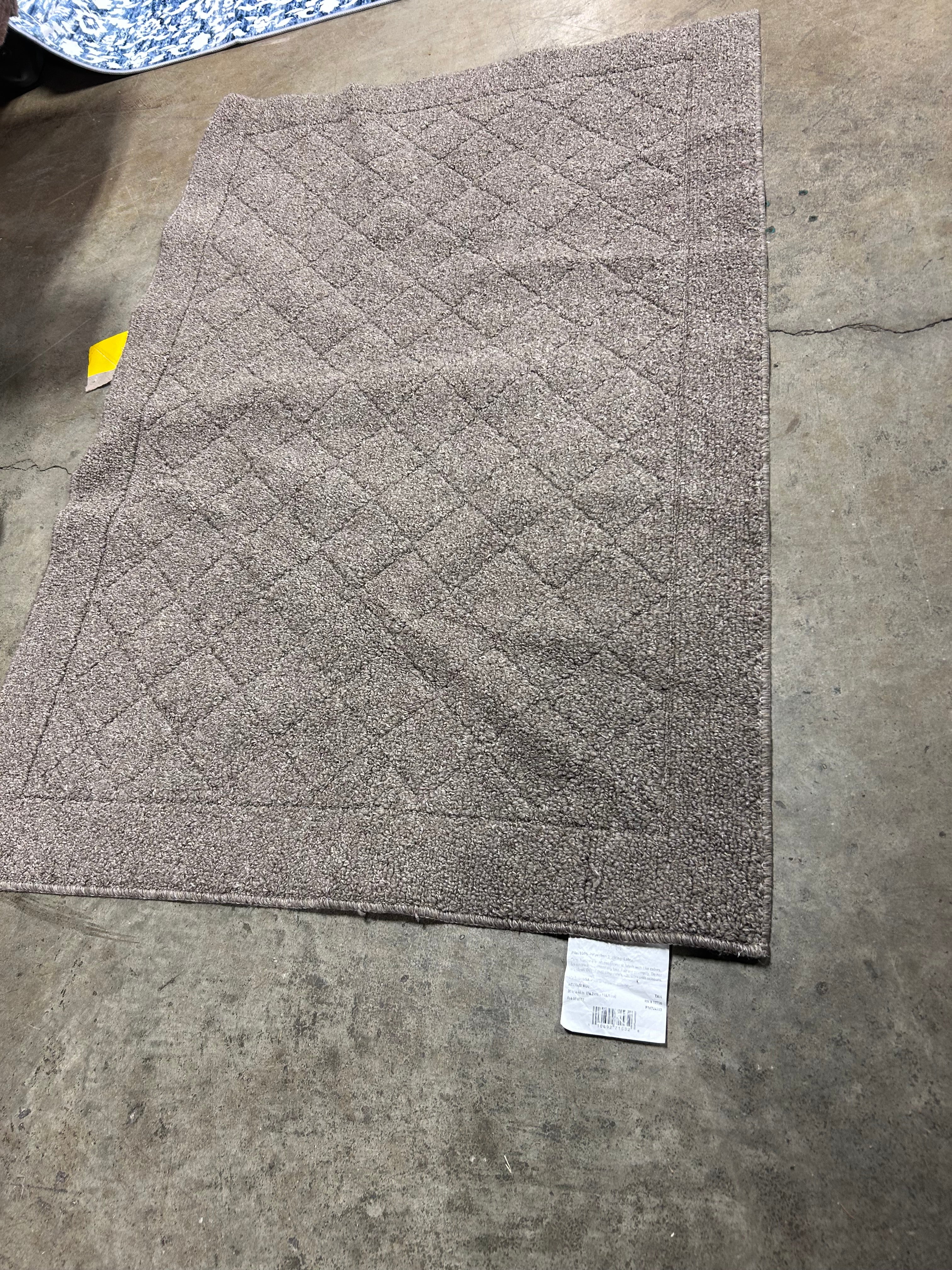 Washable Diamond Clarkson Tufted And Hooked Accent Rug Tan 2'6"x3'10" - Image 4
