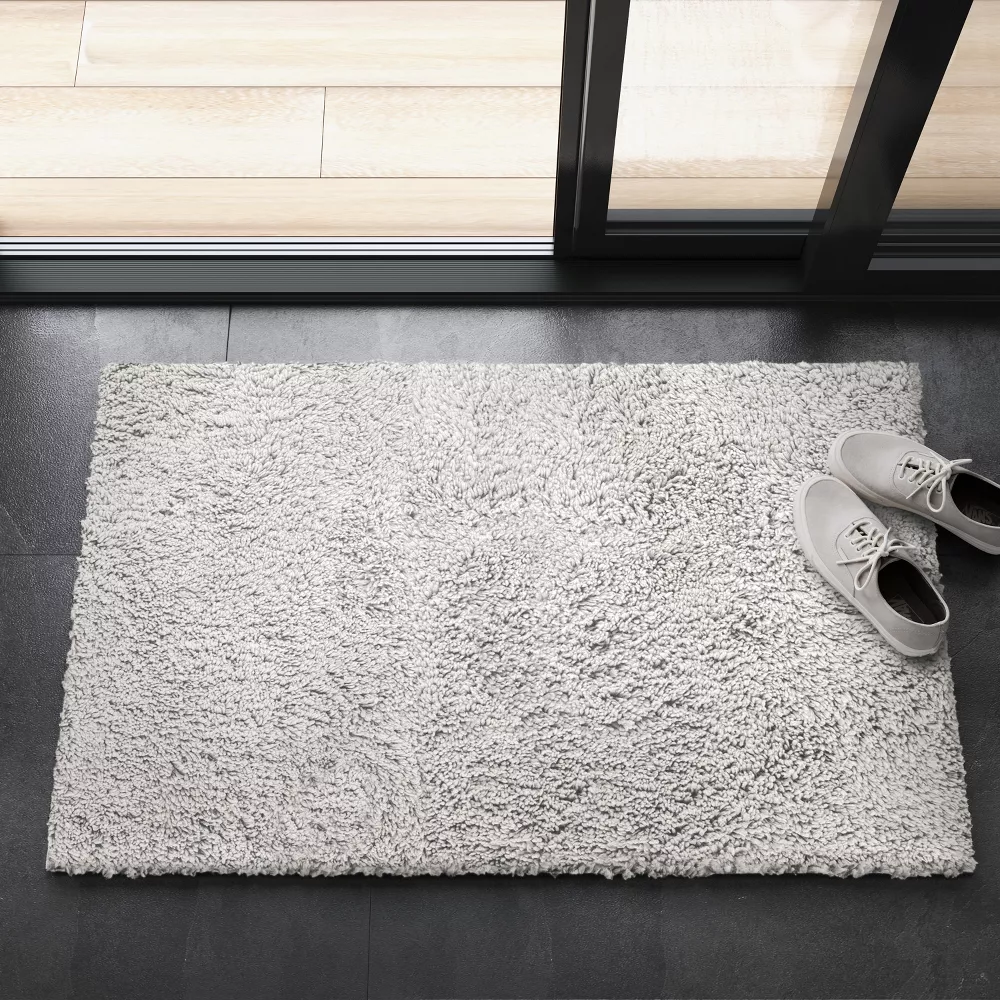 Washable Plush Shag Accent Rug Cream 2'6"x3'10" - Image 2