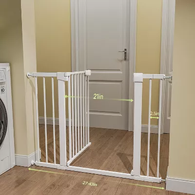 Baby Gate for Stair and Doorway,with Extenders and Pressure/Hardware Mounting Kit - Image 5