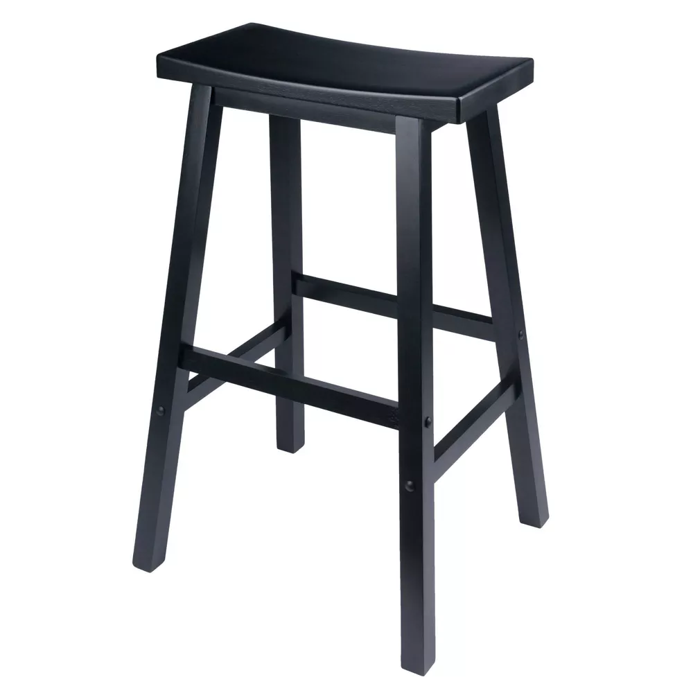 Satori Saddle Seat Barstool Black