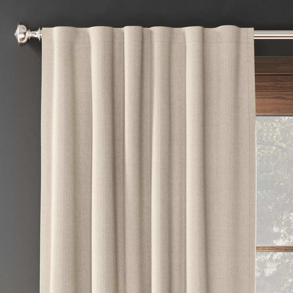 2pk Blackout Aruba Curtain Panels Natural