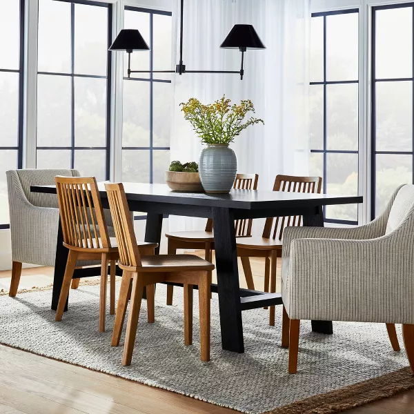 2pk Linden Modified Windsor Wood Dining Chair - Image 4