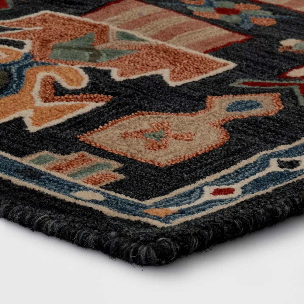 Global Wool Accent Rug Blue 2'x3' - Image 4