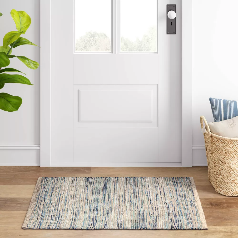 Woven Accent Rug Indigo 50*30 - Image 4