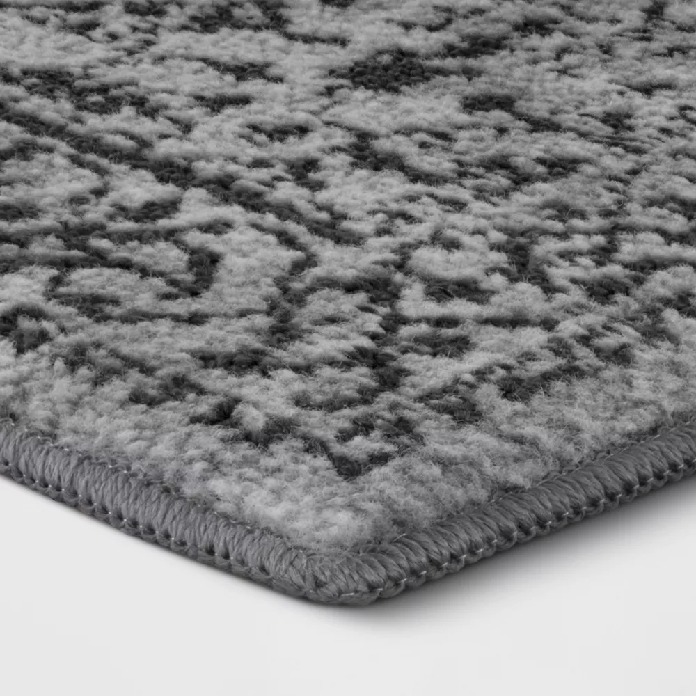 Washable Overprint Distressed Persian Runner Rug 2'x7' - Image 3