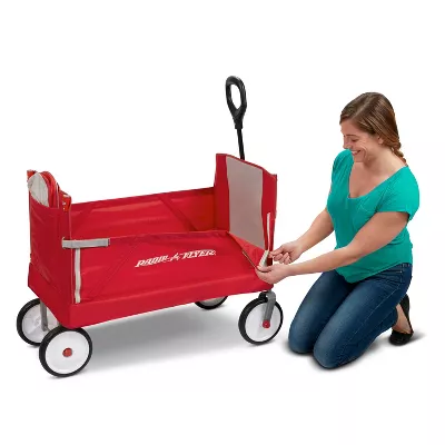 3 in 1 EZ Fold Wagon - Red - Image 3
