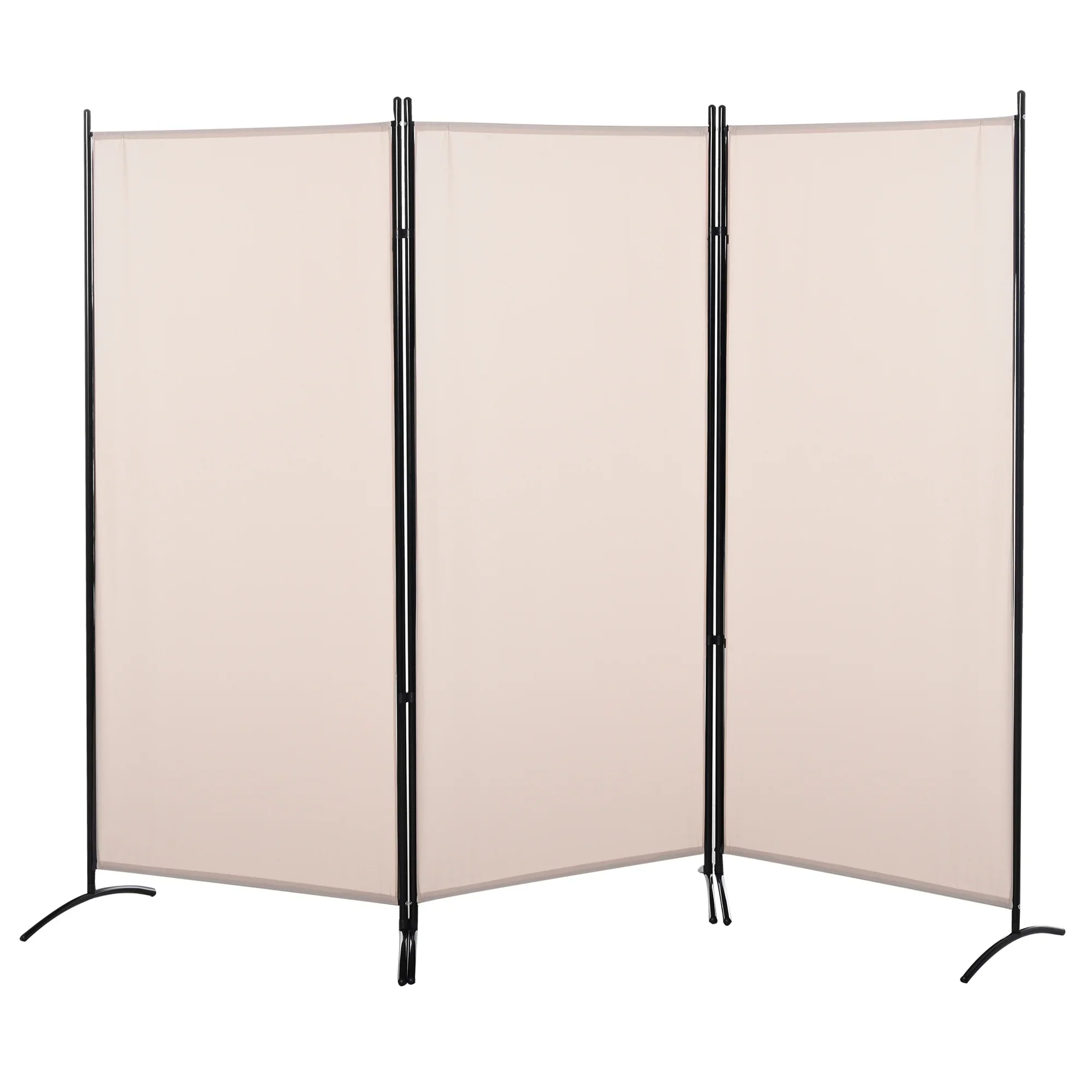 3 Panel Room Divider Folding Privacy Screen Partition Room Separators - Image 2