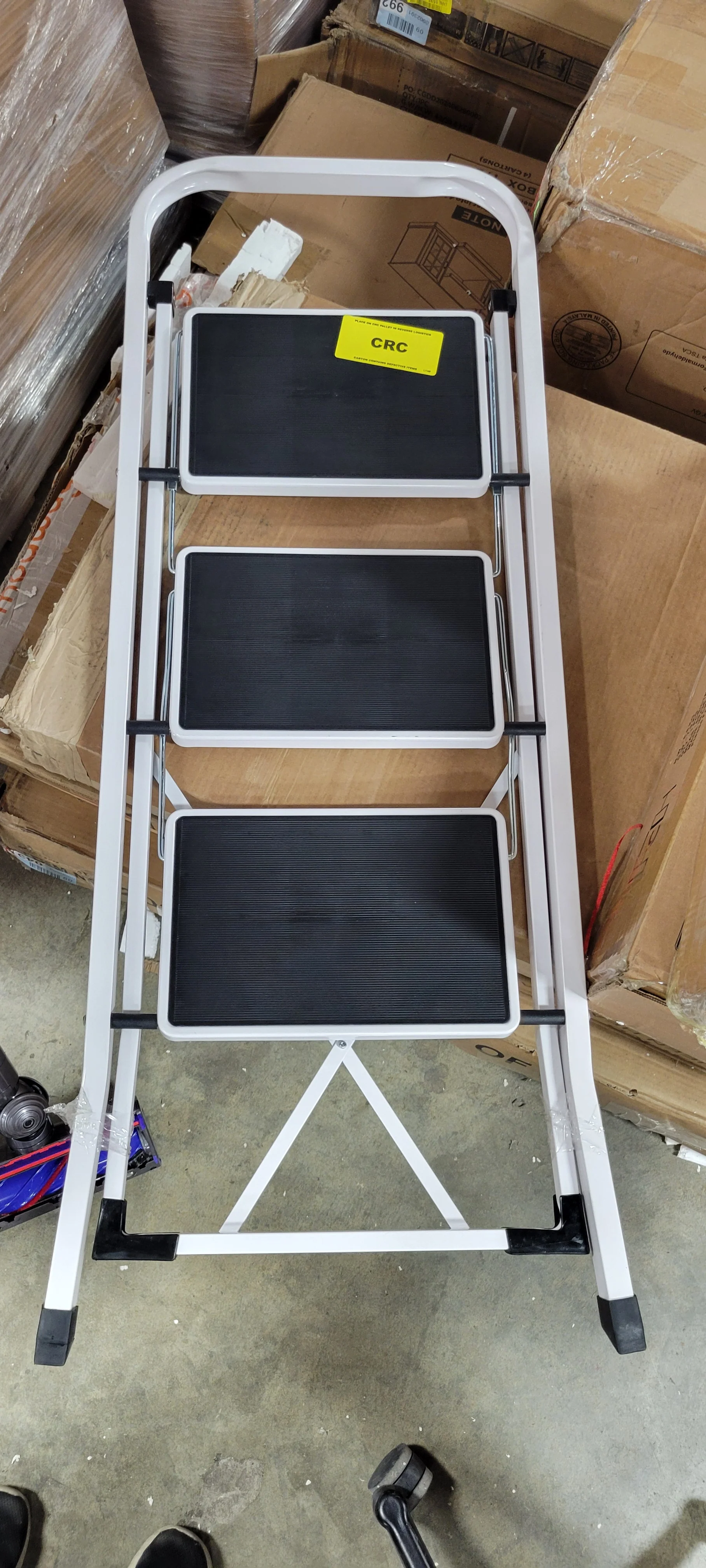 3 Step Ladder, Lightweight Folding Step Stools - Image 2