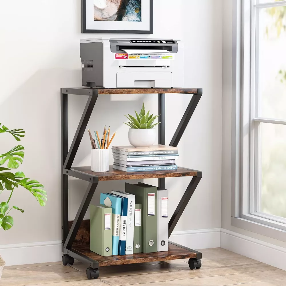 3-Tier Rolling Cart on Wheels - Image 6