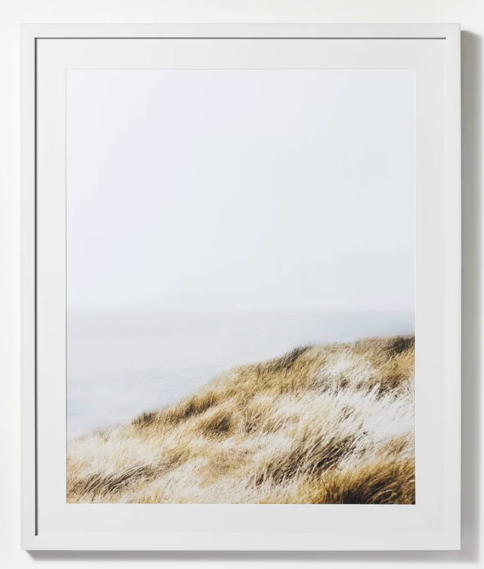 30" x 36" Cold Beach Framed Wall Art - Threshold™ designed with Studio McGee SHOWROOM ITEM