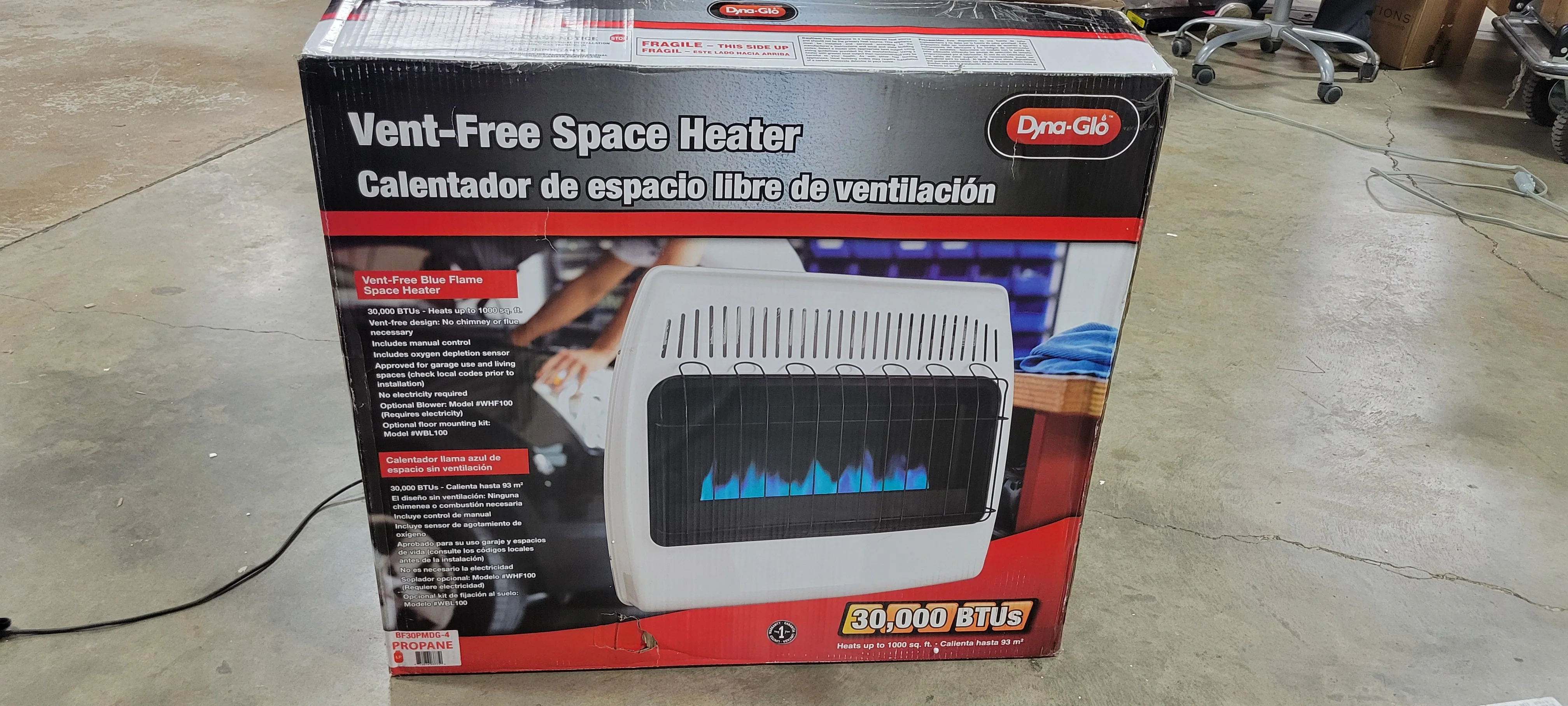 Wall Mounted Space Heater with Adjustable Thermostat - Image 6