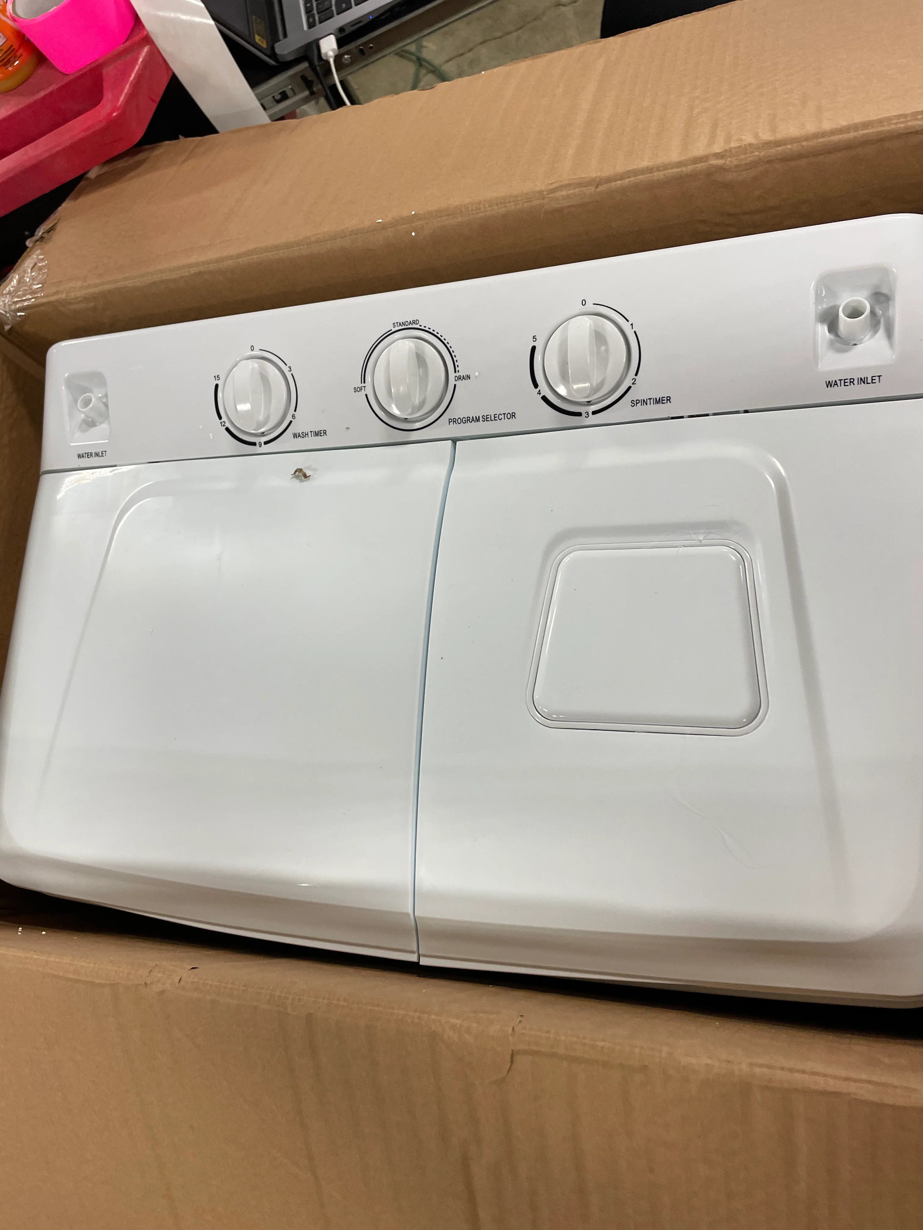 30Lbs High Efficiency Portable Washer & Dryer Combo 19Lbs Washer/11Lbs Spinner With Drain Pump - Image 5