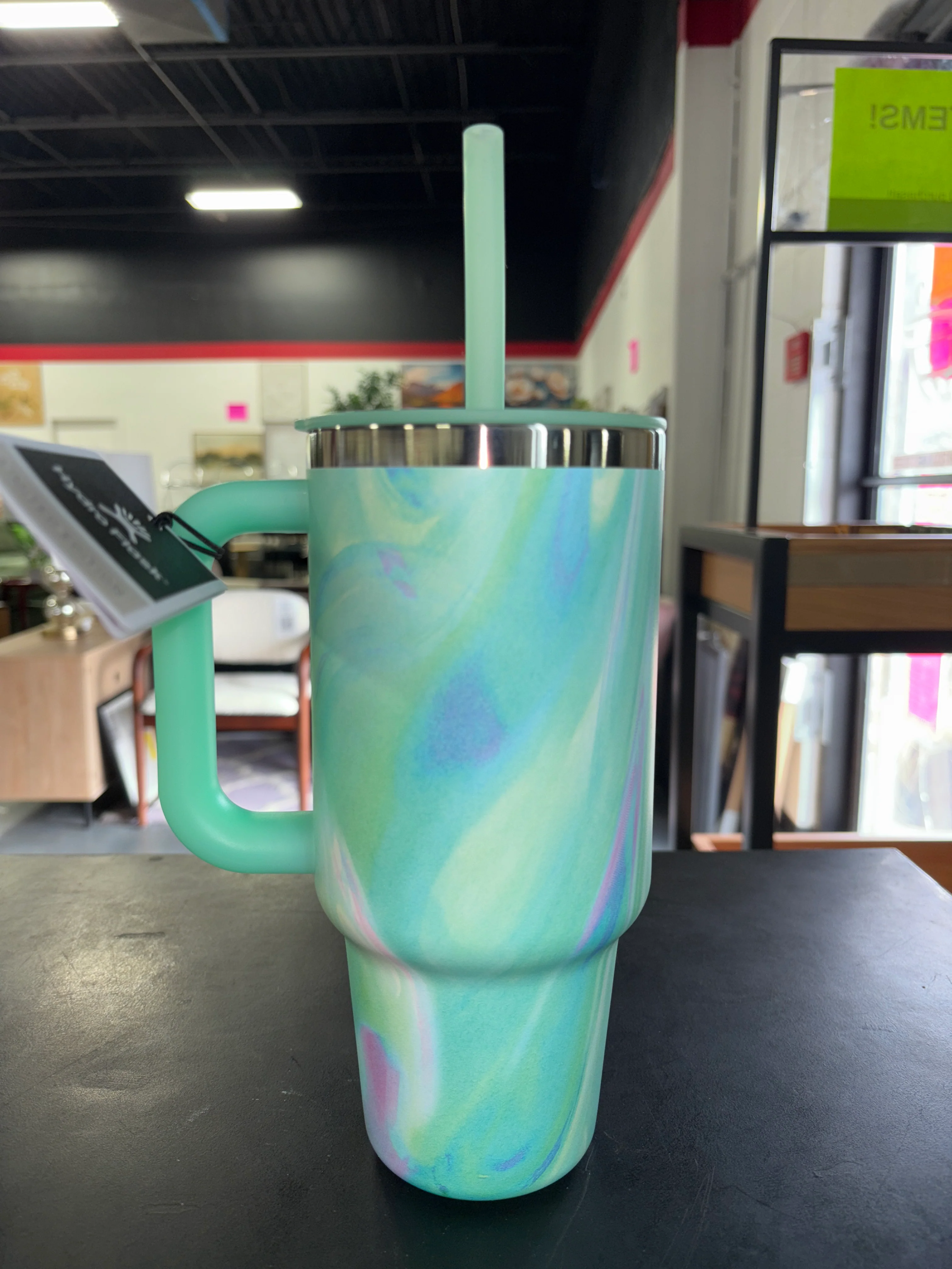 32oz HydroFlask Travel Tumbler- Jelly Green SHOWROOM ITEM - Image 3