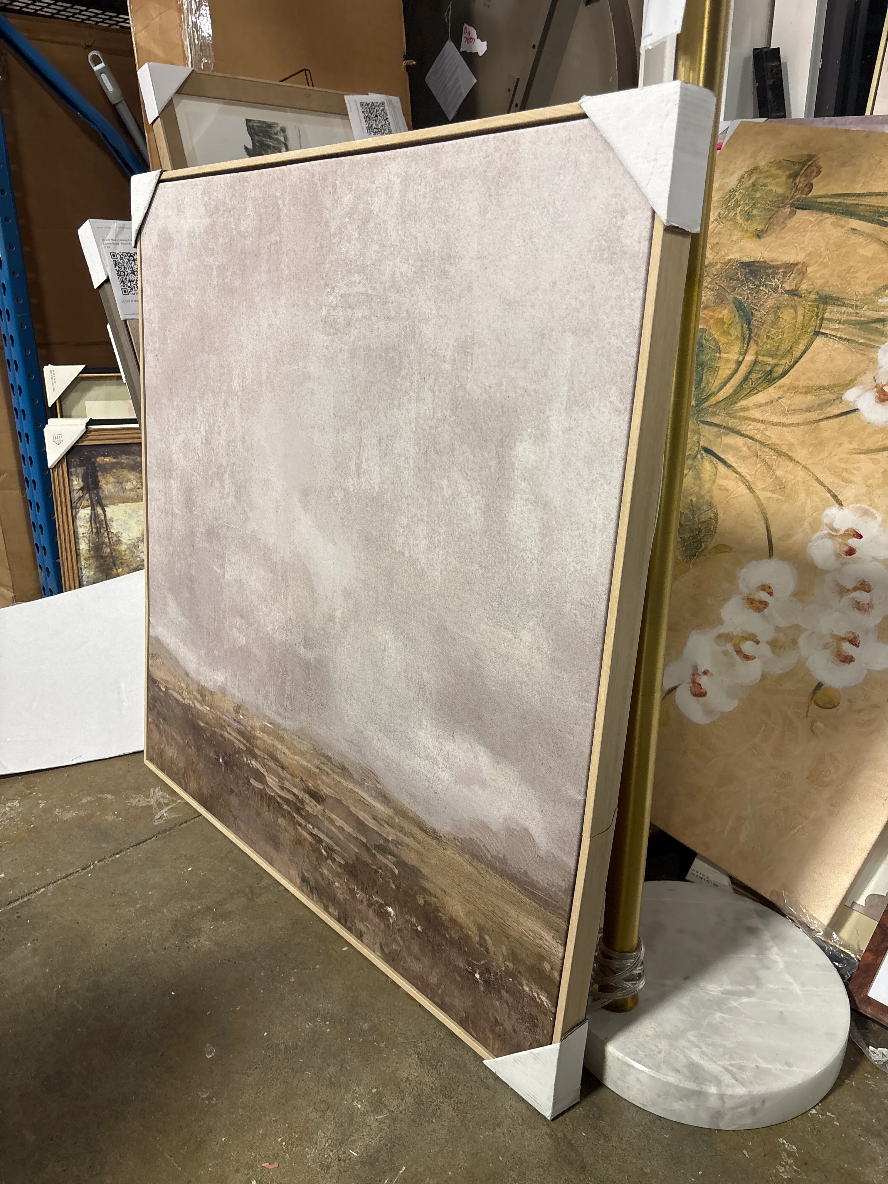 36" x 36" Plains Framed Wall Canvas SHOWROOM ITEM - Image 3