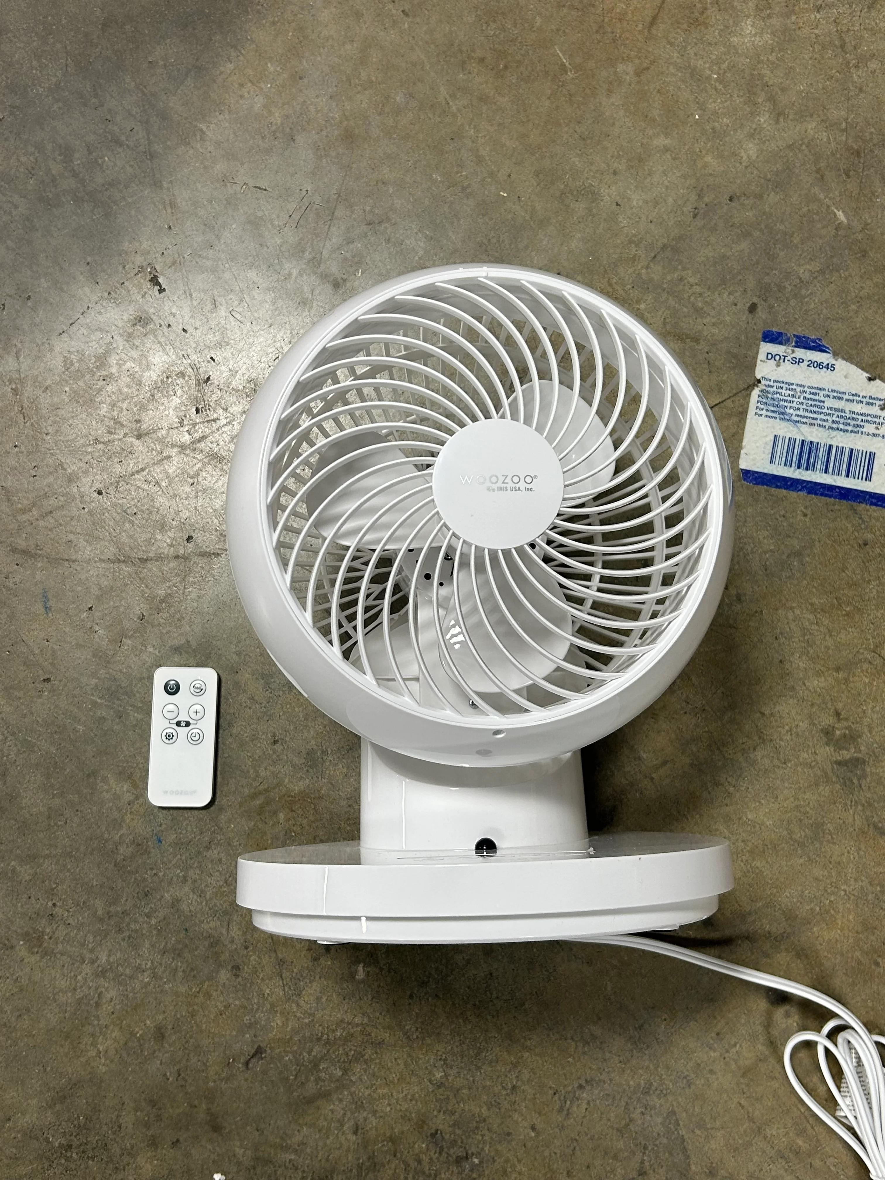 360° Oscillating Fan with Remote and Timer 3 Speed Settings - Image 6