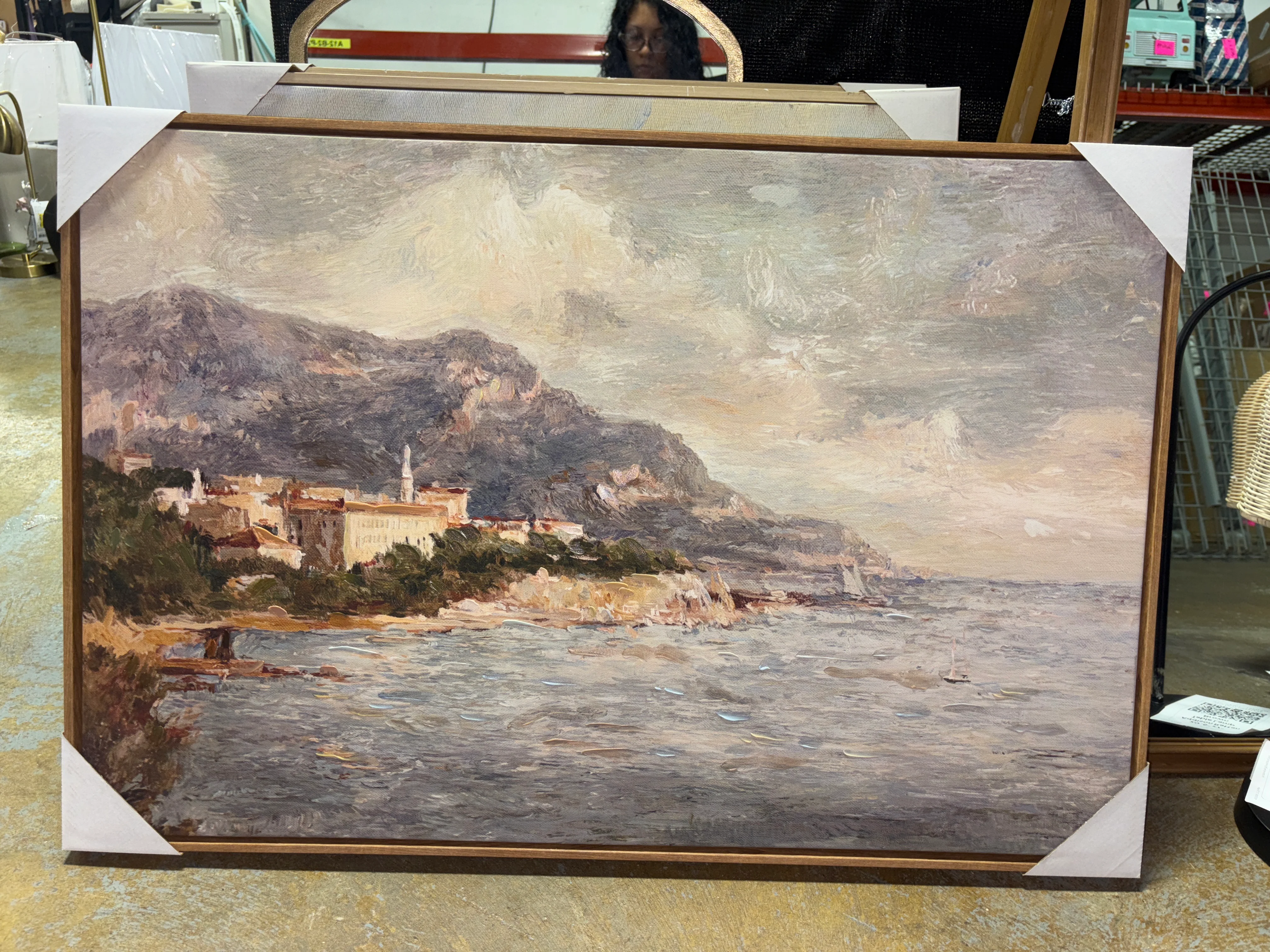 36"x24" Coastal Landscape Wall Art SHOWROOM ITEM - Image 2