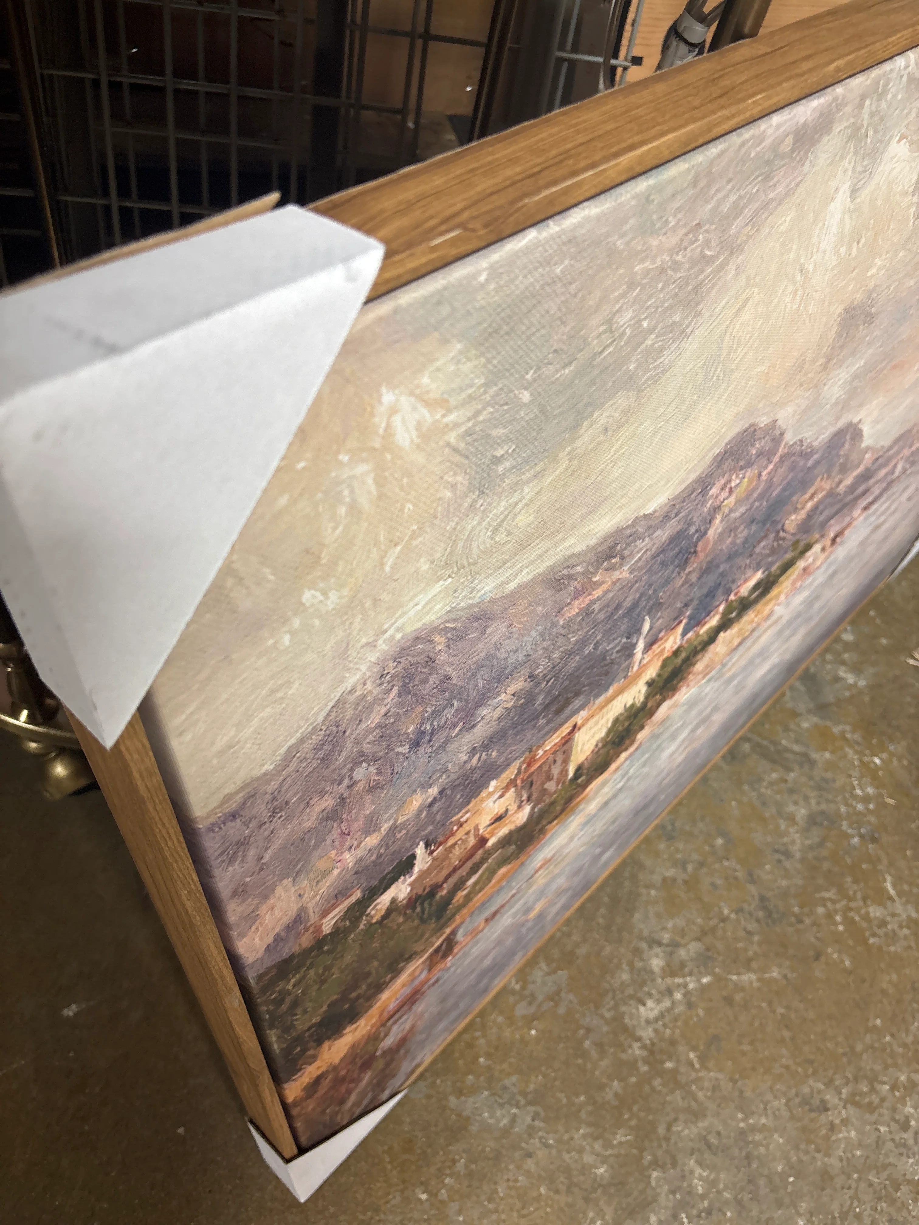 36"x24" Coastal Landscape Wall Art SHOWROOM ITEM - Image 3