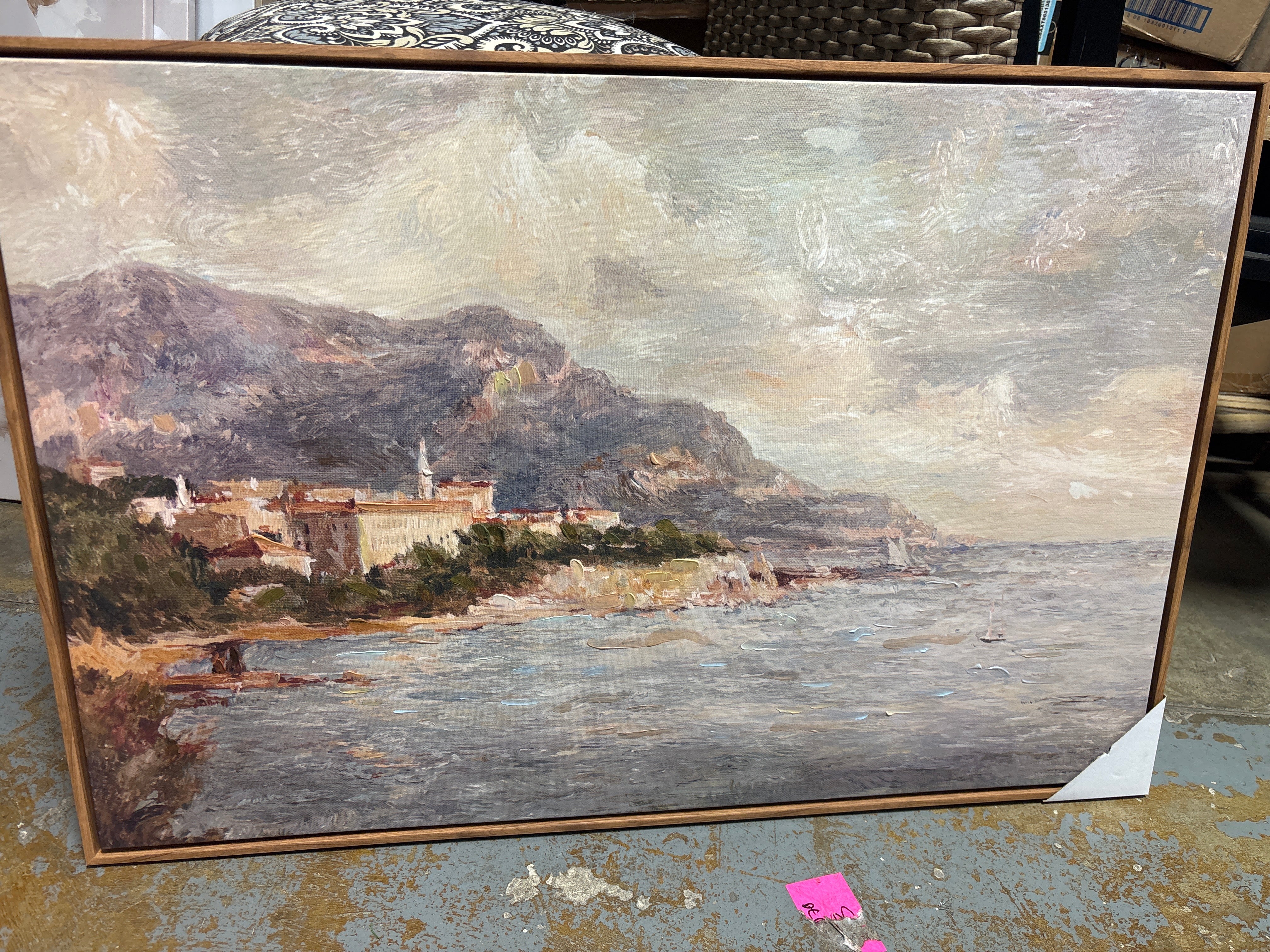 36"x24" Coastal Landscape Wall Art SHOWROOM ITEM - Image 2