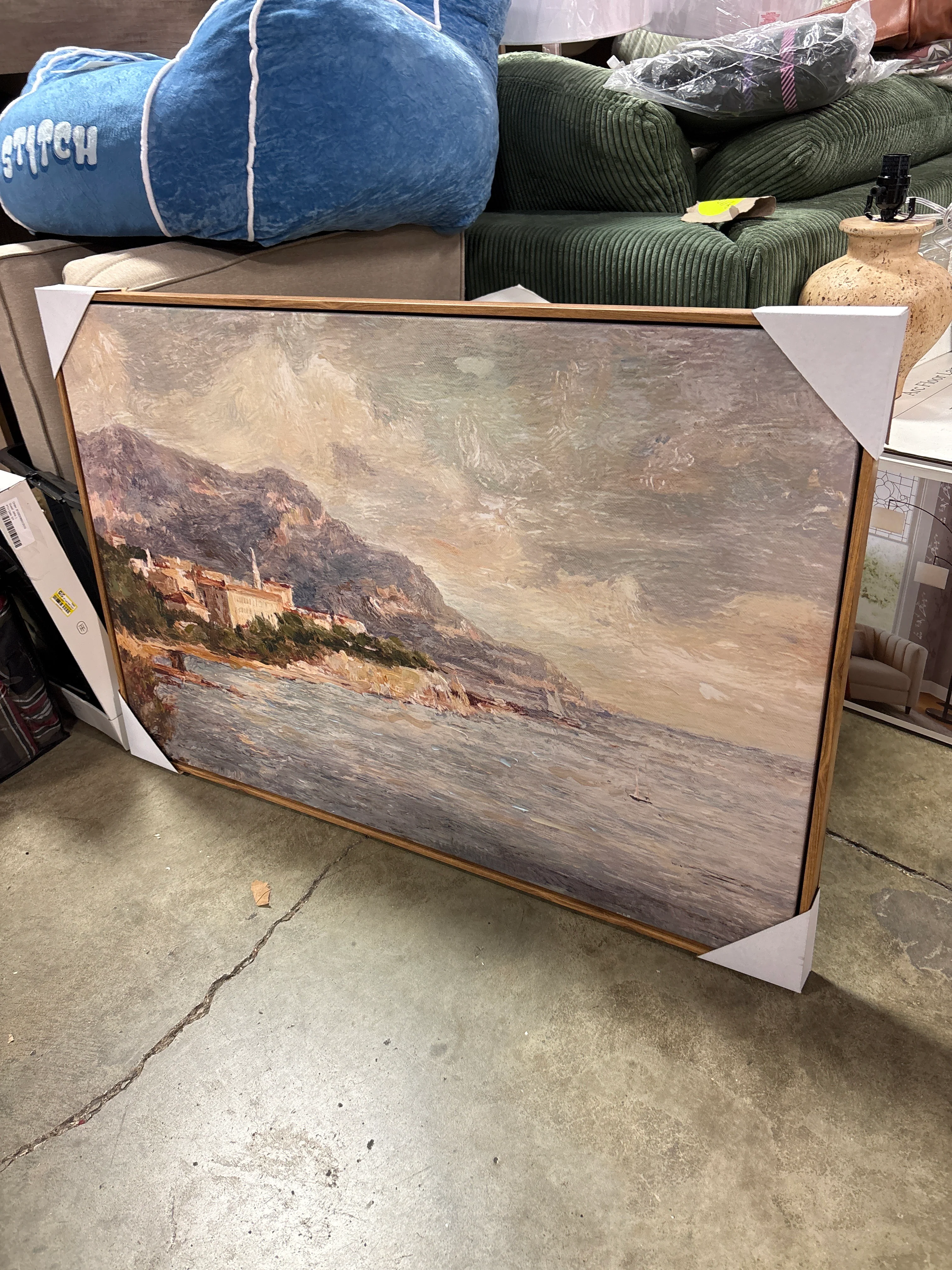 36"x24" Coastal Landscape Wall Art - Threshold™ designed with Studio McGee SHOWROOM ITEM - Image 2