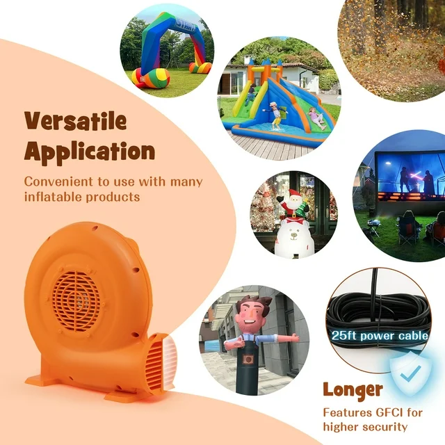 Air Blower for Inflatables GFCI Plug for Indoor Outdoor - Image 2