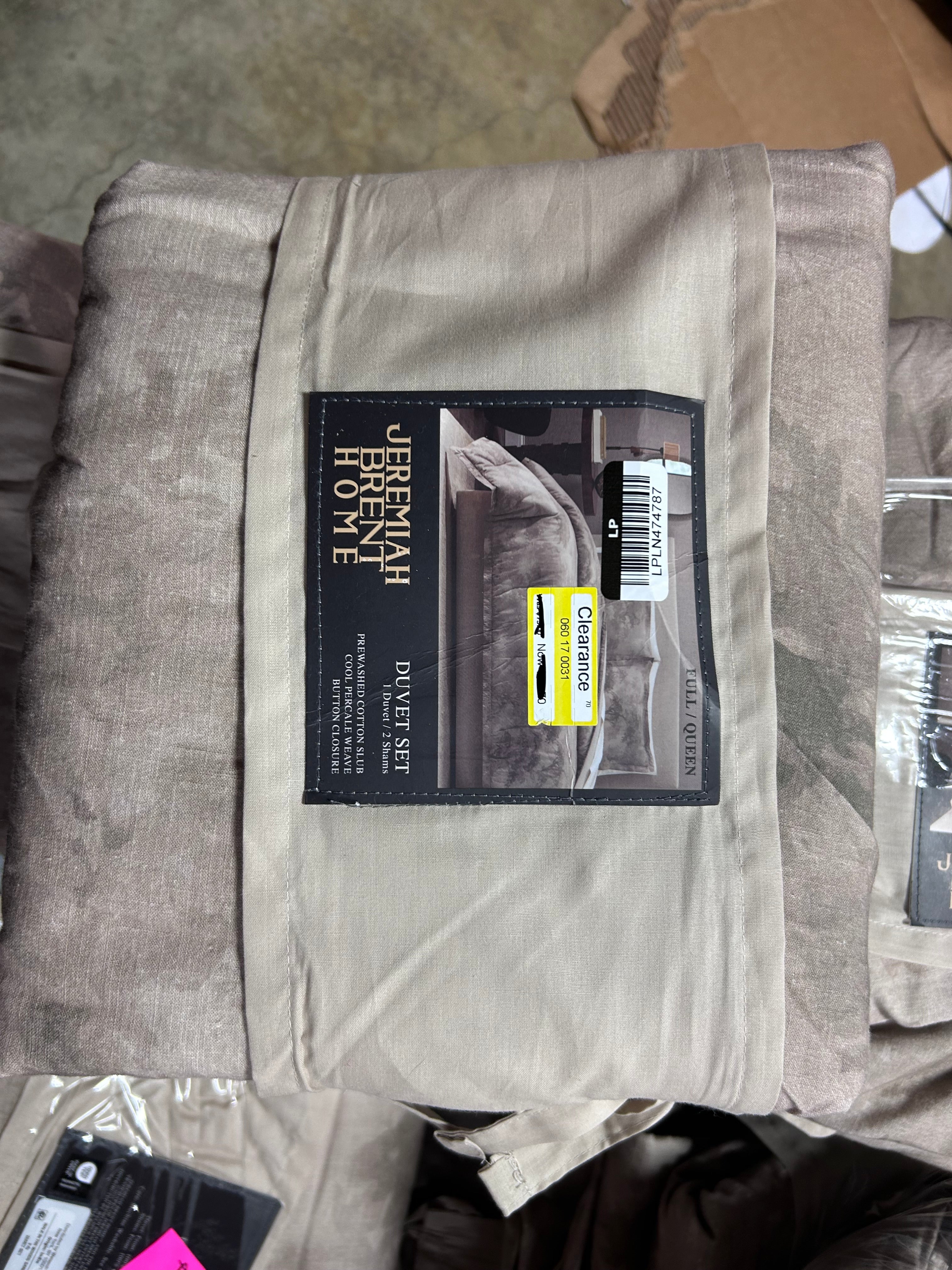3pc 'Walk in the Woods' Cotton Duvet Set Brown Full/Queen - Image 7