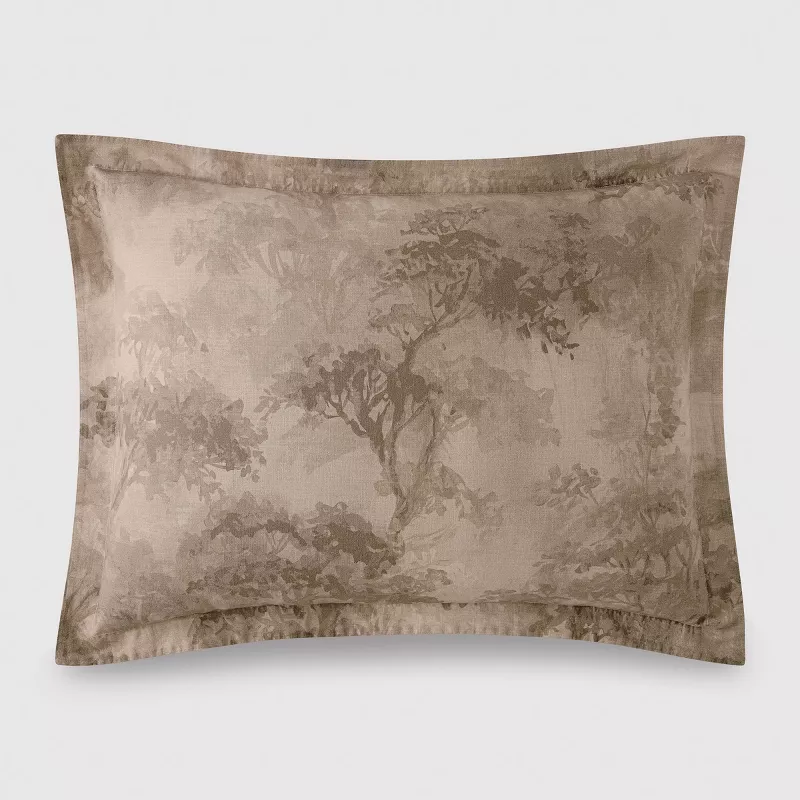 3pc King 'Walk in the Woods' Cotton Comforter Set Brown - Image 4