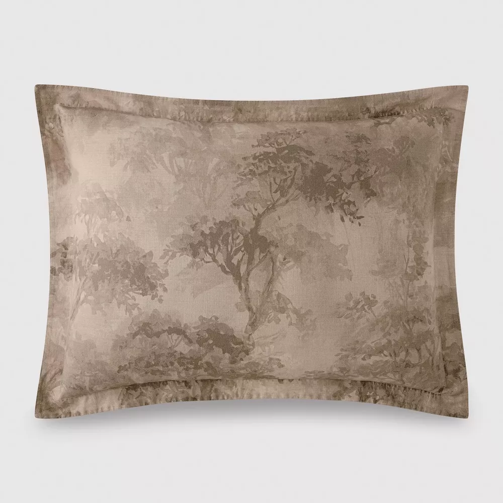 3pc Full/Queen 'Walk in the Woods' Cotton Comforter Set Brown - Image 5