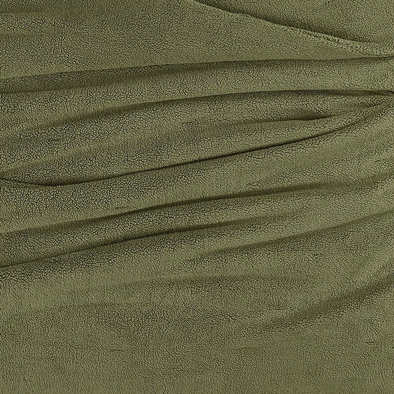 3pc King Oversized Marshmallow Comforter Set Olive Green - Image 4