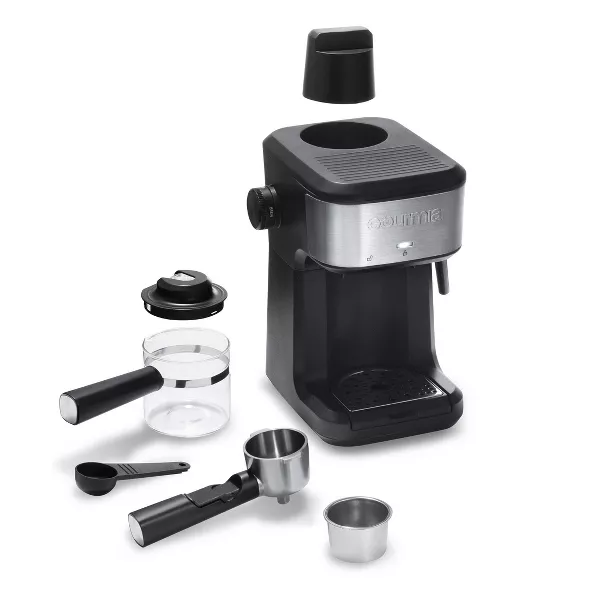 4-Shot Steam Espresso, Cappuccino, and Latte Maker with Frothing Wand Electric - Image 2