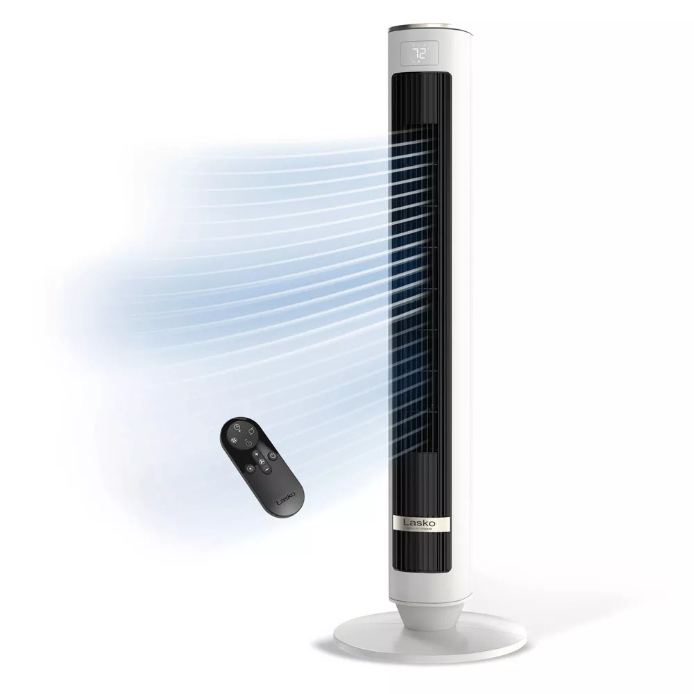 12H Timer Remote Control Oscillating Tower Fan - Image 2