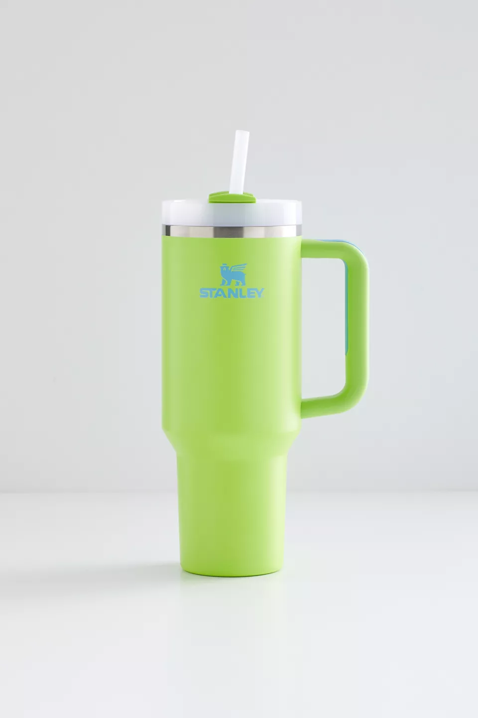 (40oz) Stanley Quencher 2.0 FlowState Tumbler - Bright Lime SHOWROOM ITEM