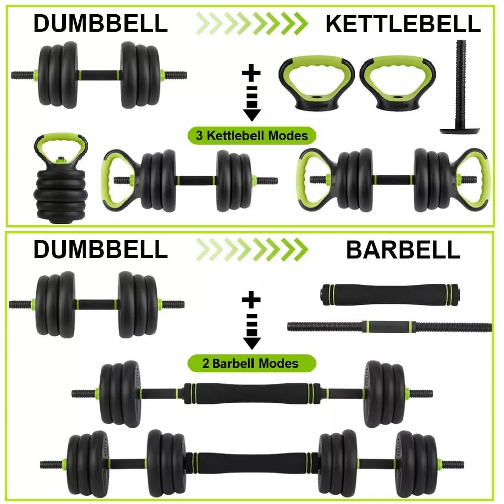 Adjustable Dumbbell Set, Free Weights Dumbbells - Image 3