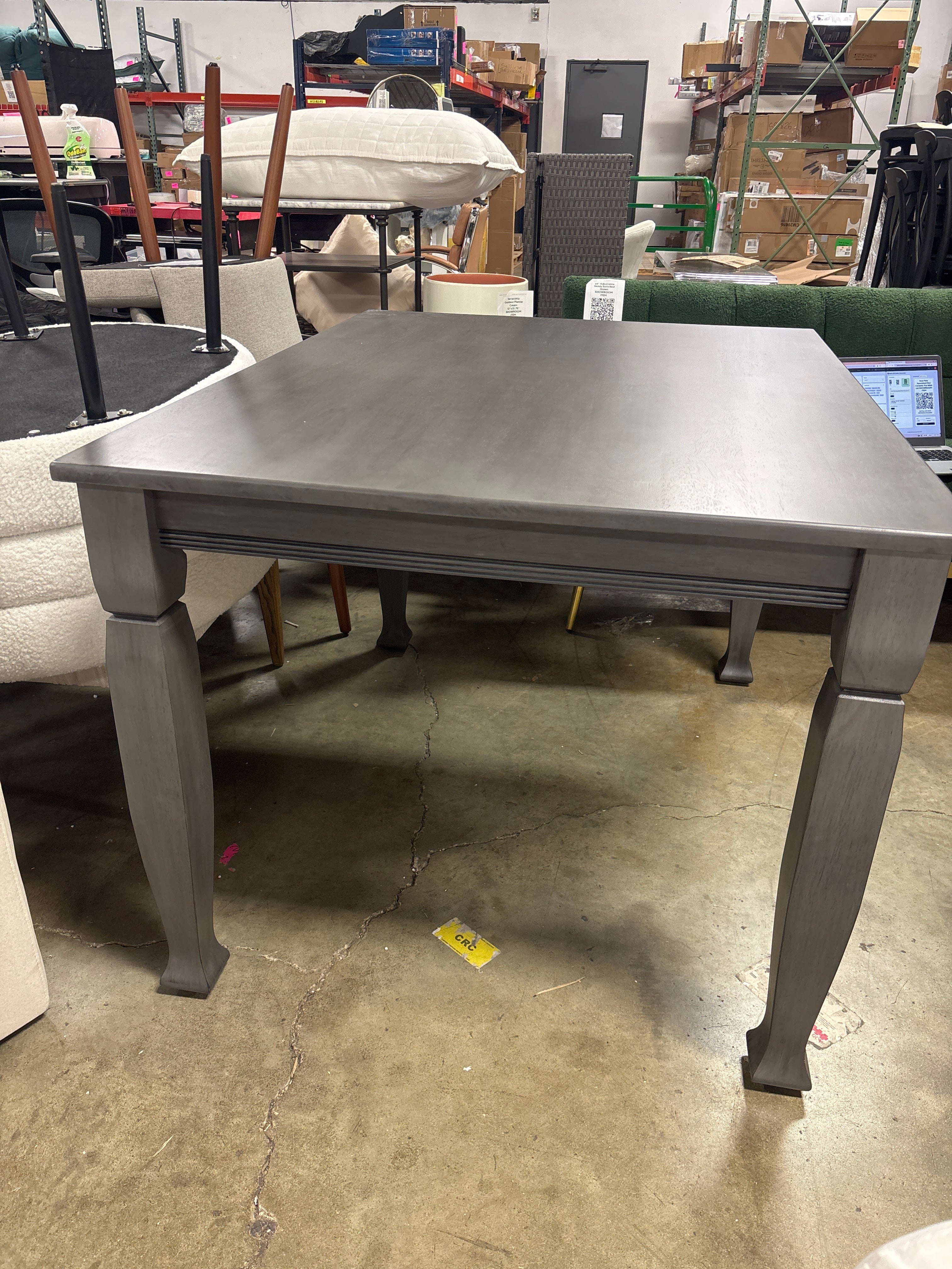 47" Solid Wood Dining Table with Turned Legs SHOWROOM ITEM - Image 3
