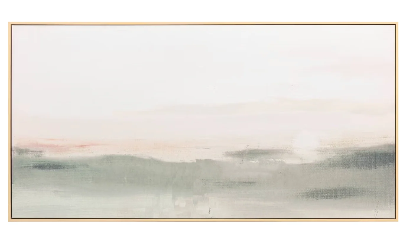47" x 24" Haze Framed Wall Canvas - Threshold™ SHOWROOM ITEM