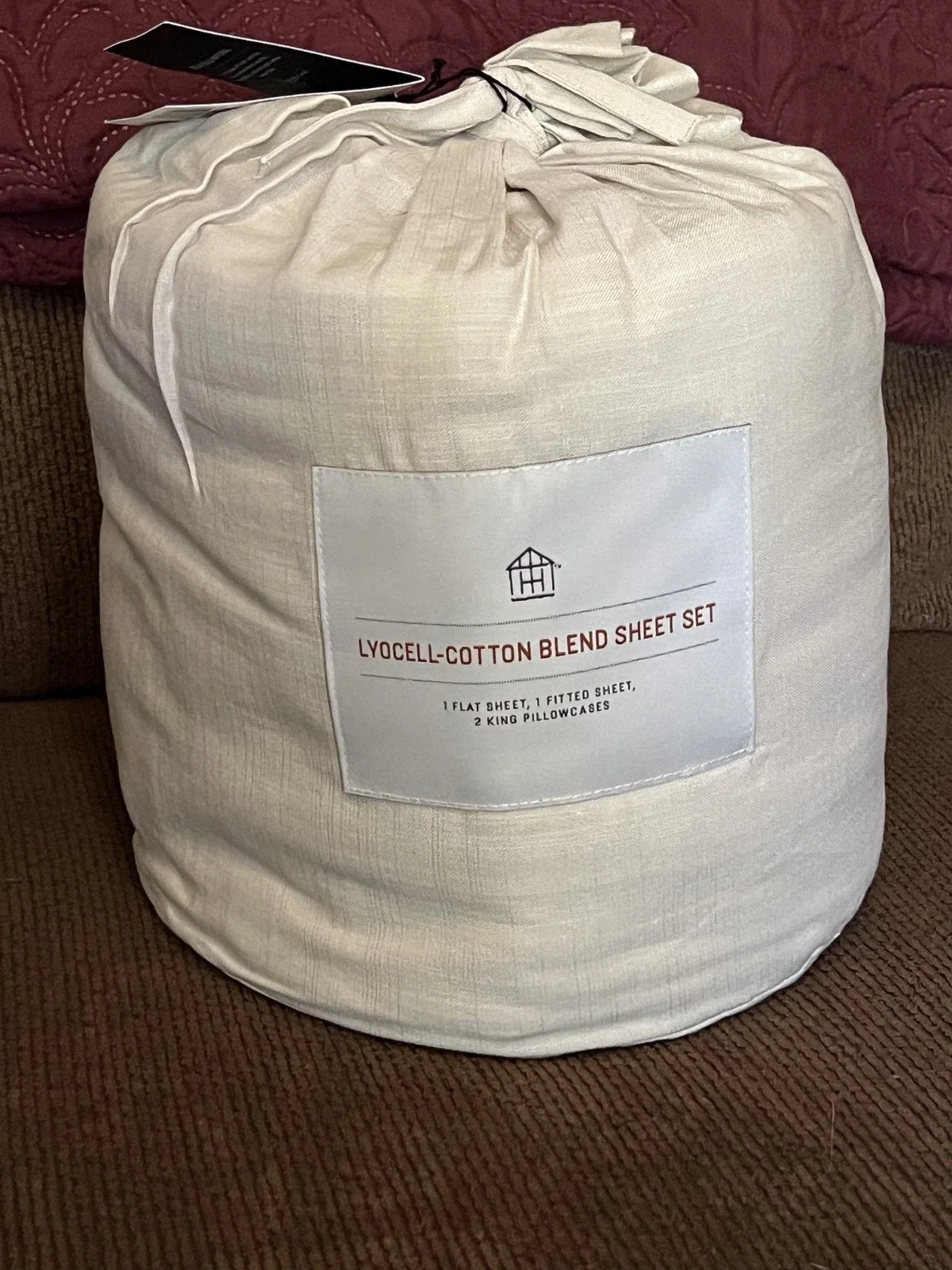 4pc Lyocell/Cotton/Linen Blend Sheet Set - King
