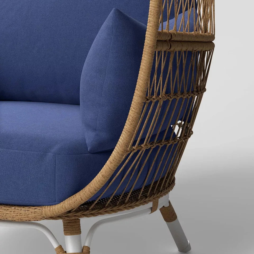 Southport Egg Chair Replacement Outdoor Cushion Sets Navy Blue - 2 BOXES - Image 3