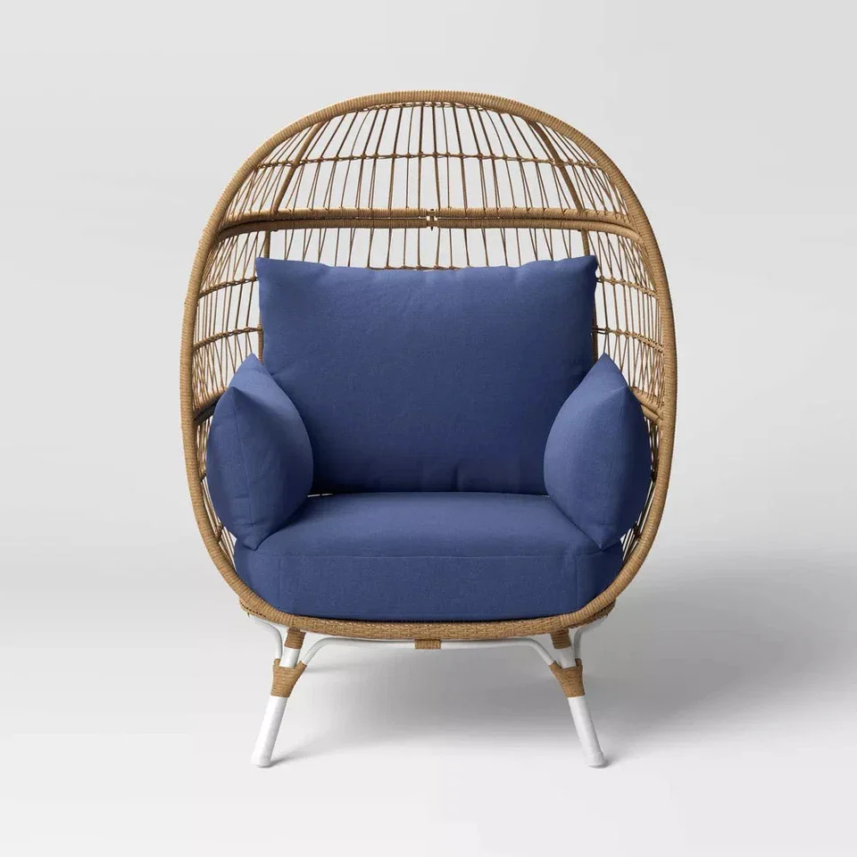 Southport Egg Chair Replacement Outdoor Cushion Sets Navy Blue - 2 BOXES - Image 4
