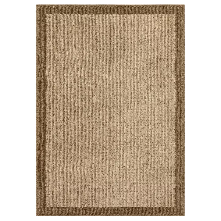Madison Border Tan Area Rug 4'x5'6"