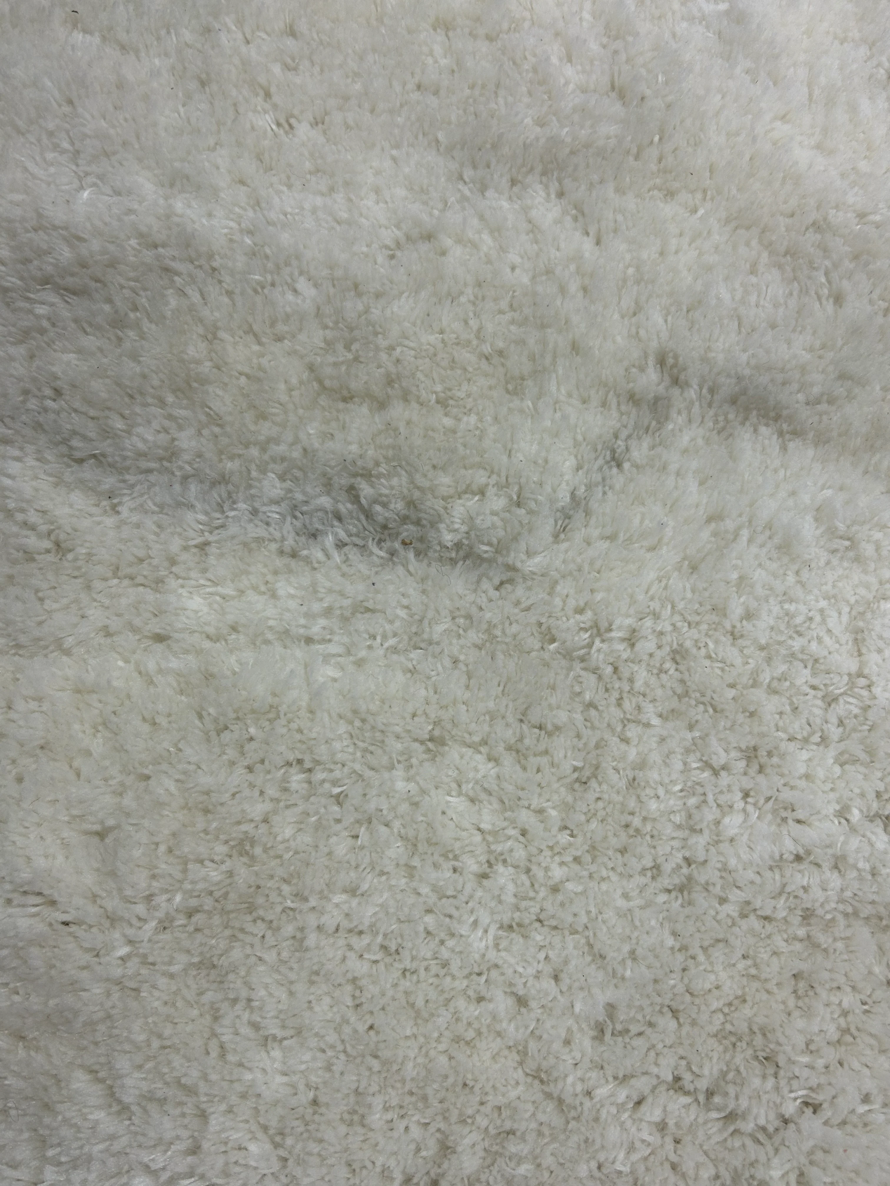 Washable Plush Shag Accent Rug Cream 4'x5'6" - Image 5
