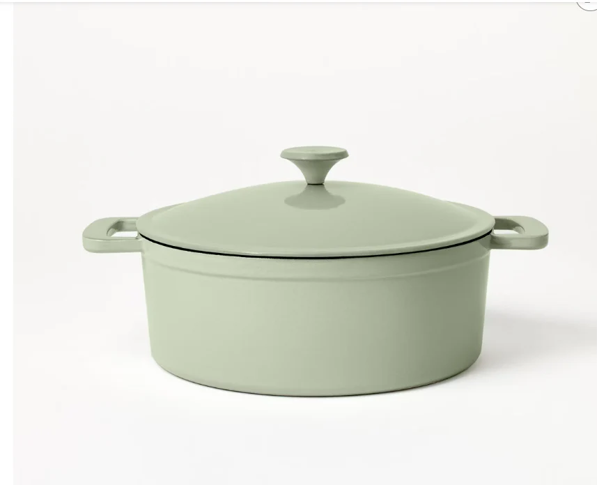 5.5qt Enamel Dutch Oven Sage Green - Figmint™ SHOWROOM ITEM