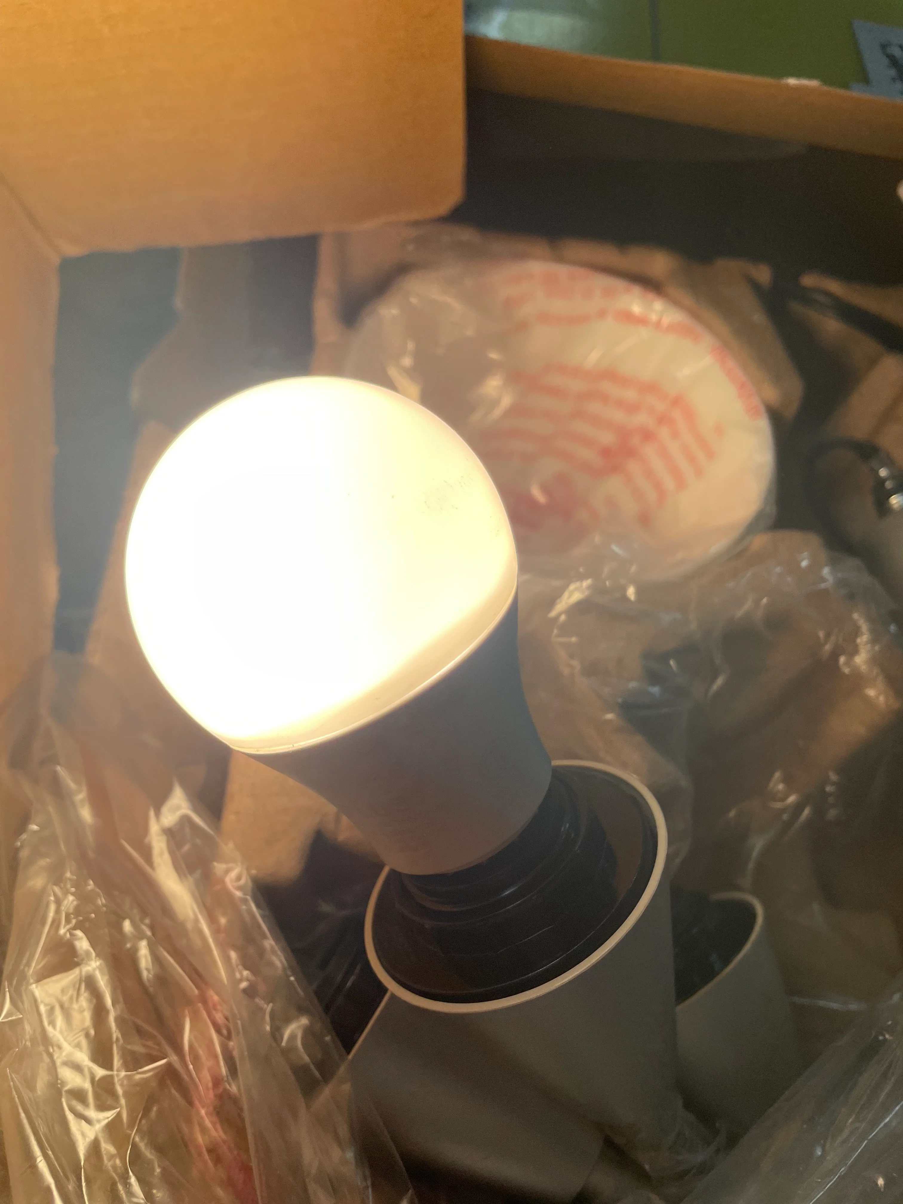 5 Head Floor Lamp White Silver Finish - Image 6