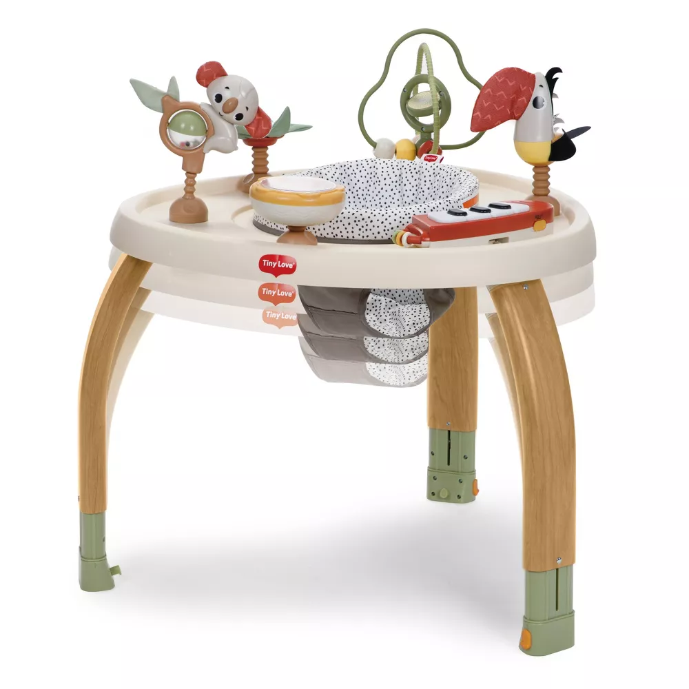 5-in-1 Deluxe Stationary Activity Center - Boho - Image 5