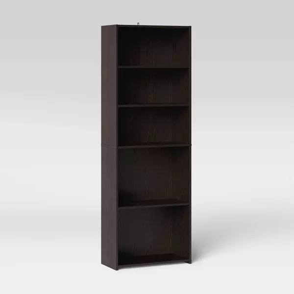 5 Shelf Bookcase Natural - Image 2