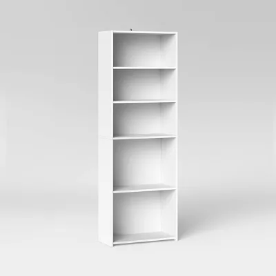 5 Shelf Bookcase Natural - Image 2